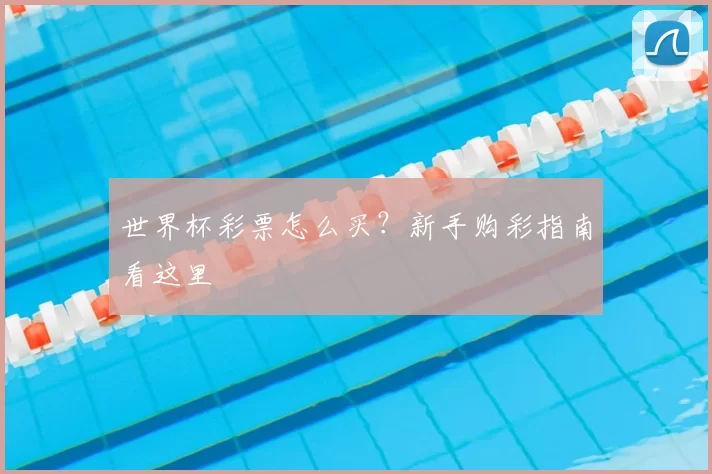 世界杯彩票怎么买?新手购彩指南看这里