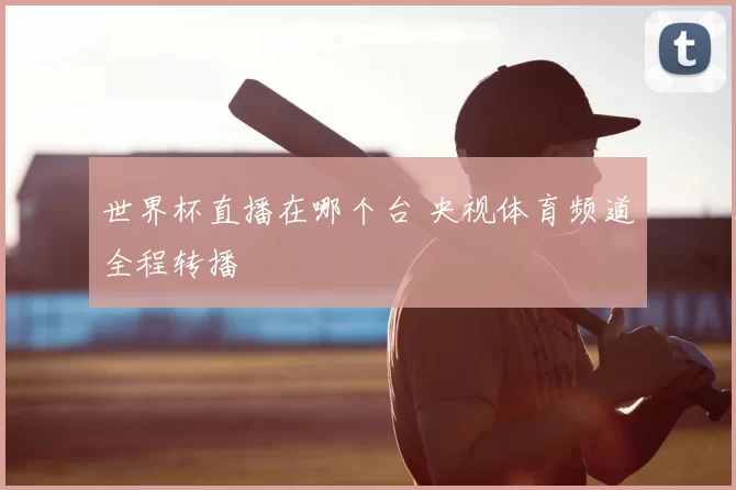 世界杯直播在哪个台 央视体育频道全程转播